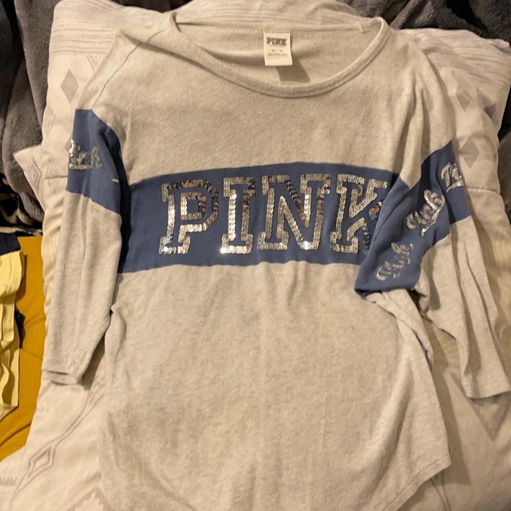 Victoria secret pink mid sleeve top